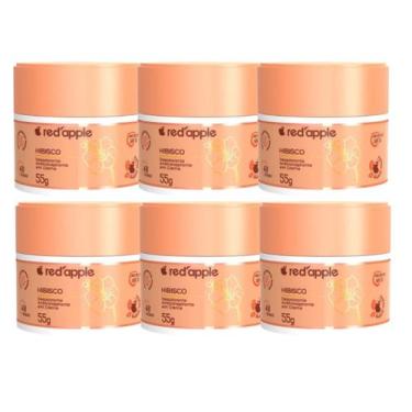Imagem de Kit 6 Desodorante Em Creme Hibisco 55G - Red Apple