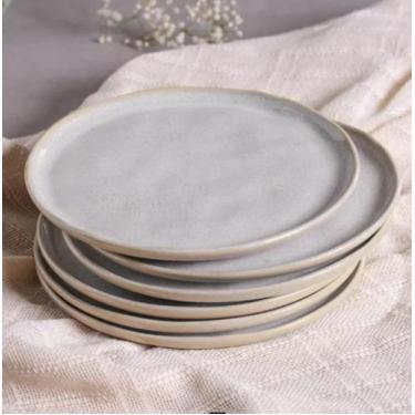 Imagem de Conjunto com 6 Pratos de Sobremesa Bio Latte 21,5 cm Porto Brasil