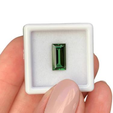 Imagem de Turmalina Verde Baguete Retangular 2,32ct - ENE2ESE