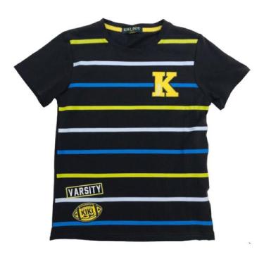 Imagem de Camiseta Infantil Menino Kiki, Chumbo, 4