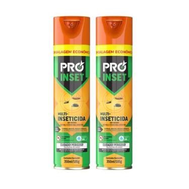 Imagem de Kit 2 Inseticidas Proinset Spray 350ml Baston - Pro Inset (Baston)