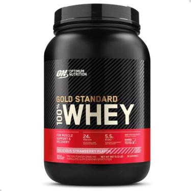 Imagem de 100% Whey Gold Protein Standard New 907g 2 LBS Optimum Nutrition, Mora
