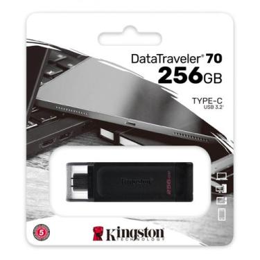 Imagem de Pen Drive 256GB Kingston DT70/256GB Datatraveler