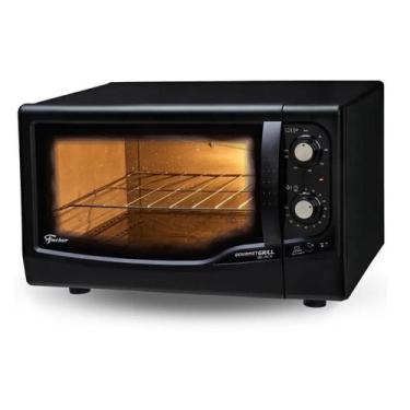 Imagem de Forno elétrico de bancada fischer gourmet pop grill 44l pt 127v, Preto