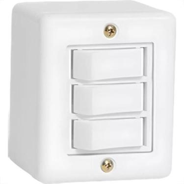 Imagem de Sistema Box Ilumi 3 Simples 6A. Bege - 6119