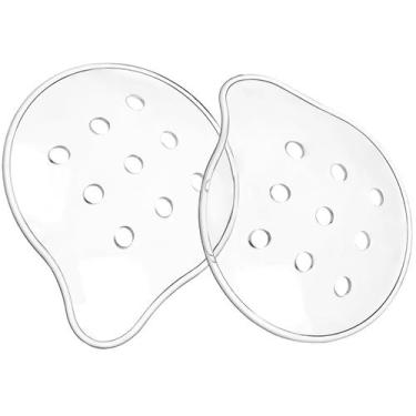 Imagem de Protetor Ocular QFGasre Transparente de Plástico com 9 Furos - 2 Unida
