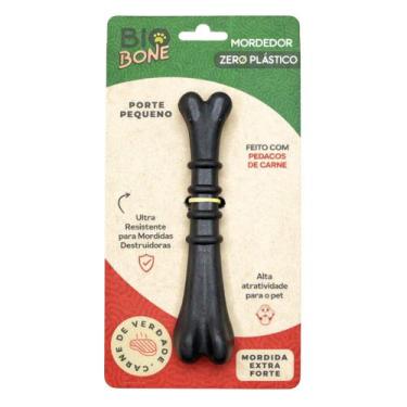 Imagem de Mordedor Biobone Natural Cães Ossinho Pequeno Carne