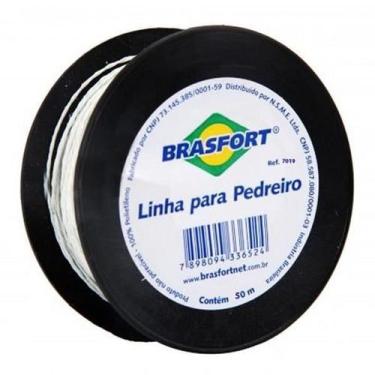 Imagem de Linha Para Pedreiro Trancada 50 Metros 12 Pecas Brasfort