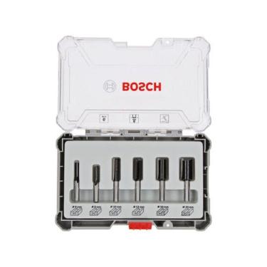 Imagem de Jogo 6 fresas retas standard encaixe 6mm - Bosch