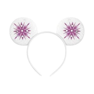 Imagem de Tiara De Cabelo Infantil E Feminina Frozen Olaf Mickey, Acessório Fofo