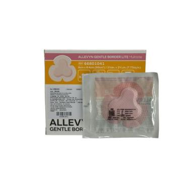 Imagem de Curativo Allevyn Gentle Border Lite 8cm8,4cm Multisite  Smith Nephew -