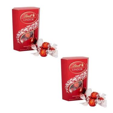 Imagem de Kit Chocolate Lindt Lindor Milk Balls 2 unidades 400 g