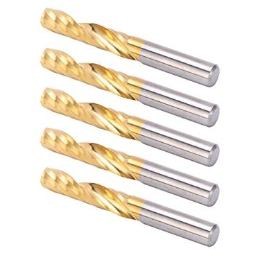 Imagem de Broca de fresadora CNC, fresa espiral de aço de alta velocidade para homem para ferramenta de reparo