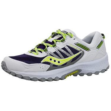 Imagem de Saucony Tênis de corrida masculino Versafoam Excursion Tr13 Road, Cítrico roxo, 10.5