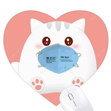 Imagem de Mousepad de borracha com desenho animado adorável de gato adorável adorável para escritório