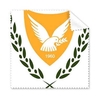 Imagem de Pano de limpeza de tela de telefone com emblema nacional do Chipre, 5 peças
