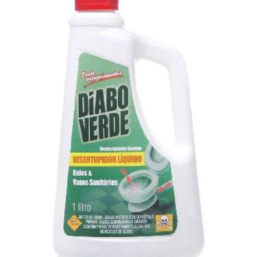 Imagem de Desentupidor De Pias E Ralos Diabo Verde - 1 Litro