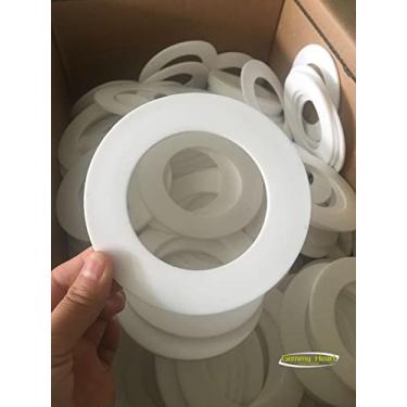 Imagem de Junta de PTFE Material Rptfe Eptfe para Flanges polytef Junta de Suporte Design de Junta Personalização (25mm*57mm*3mm)