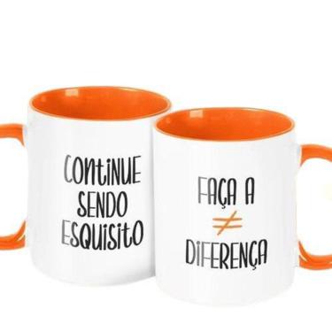 Imagem de Caneca Decorativa - Continue Esquisito Faça Diferença