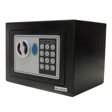 Imagem de Cofre Eletrônico Digital Compacto Preto CH-17EF - Pelegrin