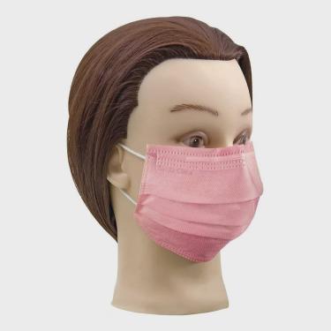 Imagem de Kit 1 proteção respiratória Máscara Facial ConfortáveL rosa