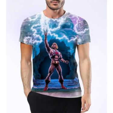 Imagem de Camiseta Camisa He-Man Desenho Mestre Do Universo Força 2 - Estilo Kra