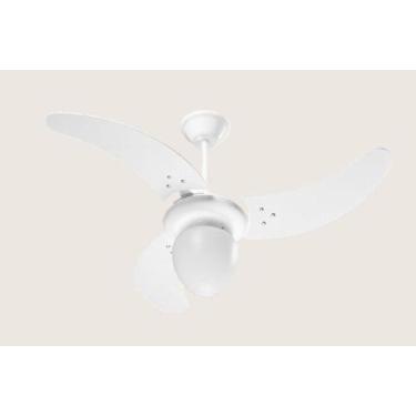 Imagem de Ventilador De Teto Búzios Max Com Luminária Branco 130W 127V Tron