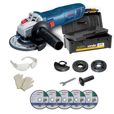 Imagem de Esmerilhadeira Angular 115Mm 710W Gws700 Bosch + Acess 110V