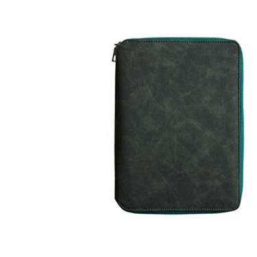 Imagem de OTSYS A5 Bolsa com Zíper Caderno de Folhas Soltas Multifuncional, Verde, 1 PCS