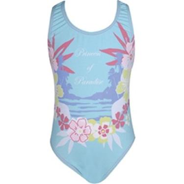 Imagem de TYR Princess of Paradise T-Back (MKPP2) - Aqua/Lavender - 4T