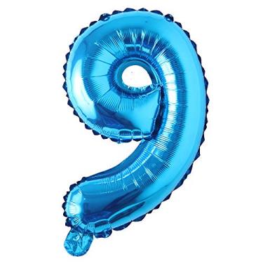 Imagem de Balões de festa de aniversário azul de 101,6 cm, decorações de casamento, alfabeto, letras de hélio, balões de hélio, suprimentos para chá de bebê (101,6 cm, azul puro 9)