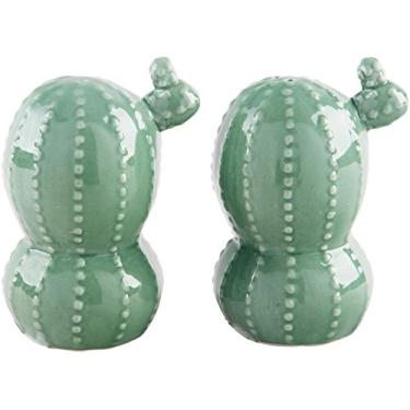Imagem de Conjunto de 2 acessórios de cozinha em forma de cacto para sal e pimenta Home Essentials