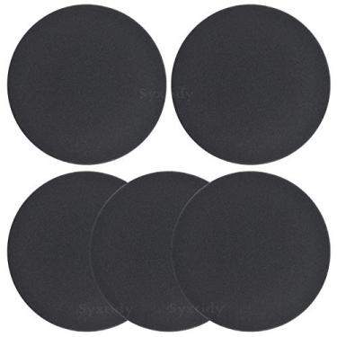 Imagem de Pacote com 5 filtros pré-motor para Bissell Powerforce Helix Aspirador sem saco 2191, 2190, 2254, 2256, 1700, Filtros de espuma Substituir peças #1608225