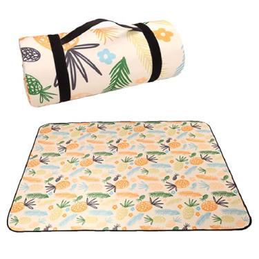 Imagem de Yajun Cobertor de piquenique dobrável à prova d'água dobrável tapete de acampamento portátil acolchoado engrossado para ioga de jardim, G, 200 * 200 cm