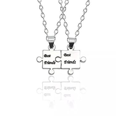 Imagem de CNBPIC Pingente Do Colar 2Pcs/Set Geométrico Irregular Para Joias Da Amizade