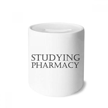 Imagem de DIYthinker Caixa de moedas de cerâmica para estudar, farmácia, presente de cofrinho