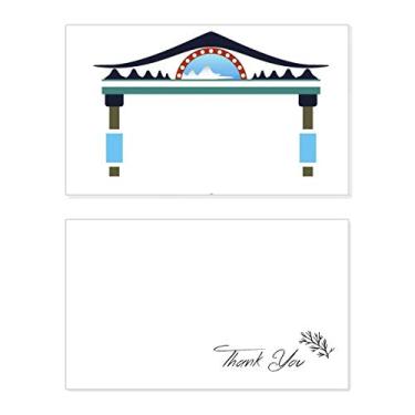 Imagem de Arco memorial tradicional na Coreia do Cartão de agradecimento de aniversário aniversário saudações casamento agradecimento