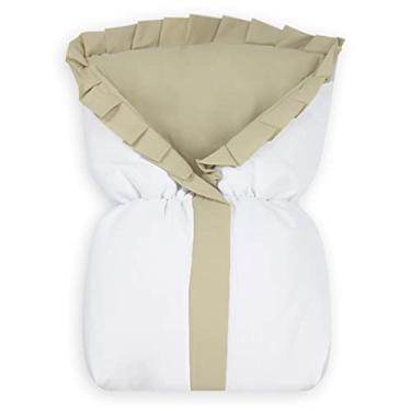 Imagem de Saco de Bebê 100% Algodão Nanna Baby - Caqui com Branco