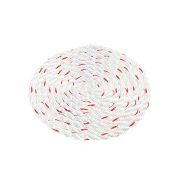 Imagem de Combo de 3 fios PolyDac Combo Utilitário e corda de reboque - Branco com trator vermelho – 3/8, 1/2, 5/8, 3/4, 1, 1-1/2, 2 polegadas Diâmetros em 10, 25, 50, 100, 250, 300, 500, 600 pés, 3/8 inch X 50 feet