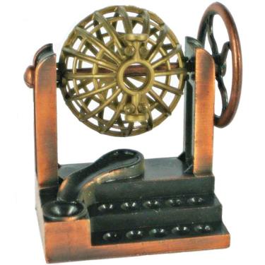Imagem de Apontador Retrô Miniatura Loteria Envelhecido