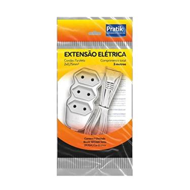 Imagem de EXTENSÃO ELÉTRICA PRATIK - 2X0,75MM 5 METROS BCA