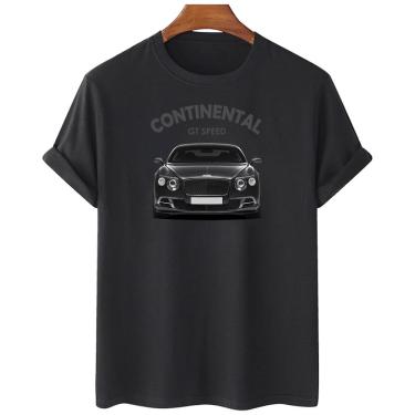 Imagem de Camiseta feminina algodao Bentley Continental gt Speed carro