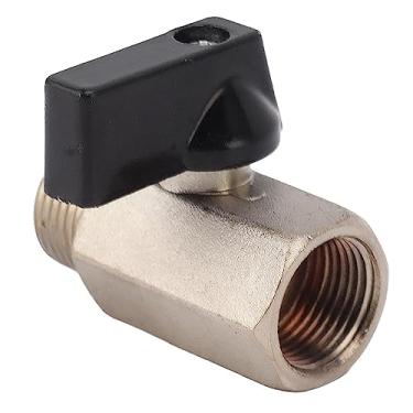 Imagem de Válvula de Esfera, Garante Segurança, Não Vaza, Válvula de Gás de Latão, Corte Rápido de Saída, Jateamento de Areia para Aquecedor de água (3/8)