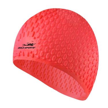 Imagem de Touca De Natação Gold Sports Gota Ultra Soft De Silicone - Com Cobertura das Orelhas
