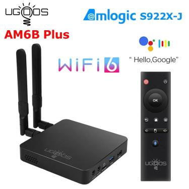 Imagem de UGOOS-Amlogic S922X-J CAIXA DE TV  Amlogic  AM6B Além disso  Android 9.0  DDR4  4GB de RAM  32GB