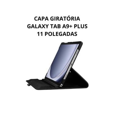 Imagem de Capa Giratória Compatível Para Galaxy Tab A9+ Plus 11 Pol.