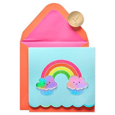 Imagem de Papyrus Cartão de aniversário para crianças (cupcakes arco-íris)