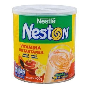 Imagem de Neston Vitamina Instantânea Mamão, Maçã, Banana E Cereal Lata Com 400G