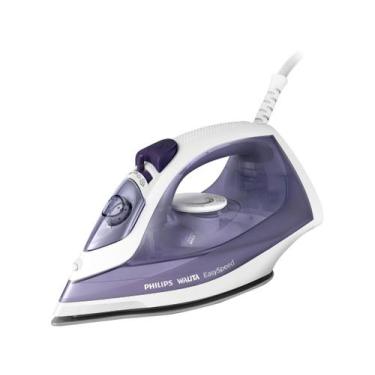 Imagem de Ferro De Passar Roupa A Vapor Philips Walita - Easyspeed Roxo E Branco