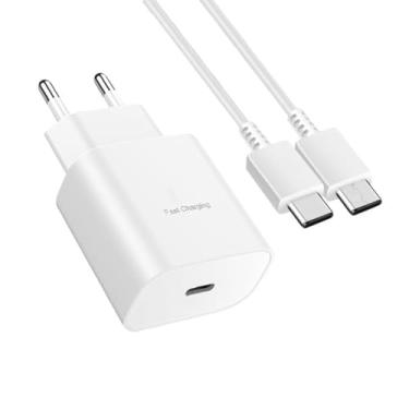 Imagem de Kit Carregador Ultra Turbo Compativel c/Novo iPhone 15, IOS/Android, 25W 5.0 Ultra Rapido Fonte Entrada Tipo-C + Cabo USB-C Fast Charge, Iphone 15 Pro Max
